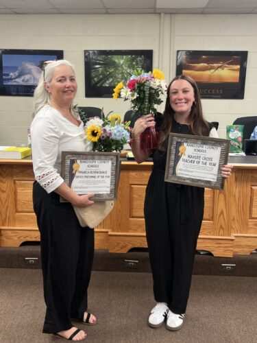 Teachers, Service Personnel recognized at BOE meeting